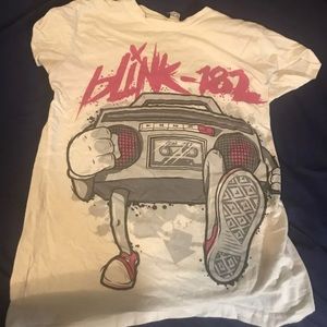 blink 182 band tee